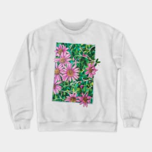 Coneflowers in a Frame Crewneck Sweatshirt